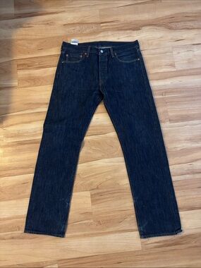 Levi's Dark Blue Straight-Leg Jeans
